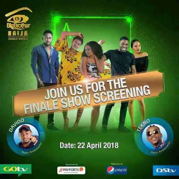 Davido & Tekno To Perform At #Bbnaija Finale Screening On Sunday